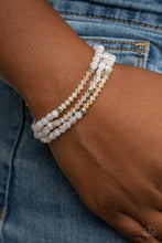 Load image into Gallery viewer, How Does Your Garden GLOW - White Set of Bracelets