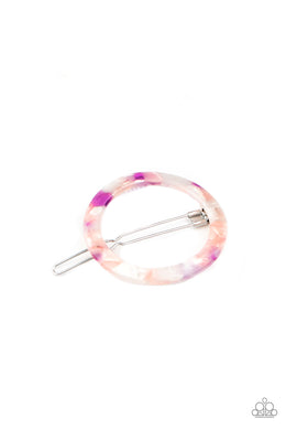In The Round - Purple Barrette