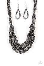 Load image into Gallery viewer, City Catwalk - Black (Gunmetal / Mixed Metals) Necklace