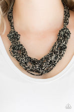 Load image into Gallery viewer, City Catwalk - Black (Gunmetal / Mixed Metals) Necklace