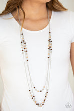Load image into Gallery viewer, Seasonal Sensation - Brown Necklace