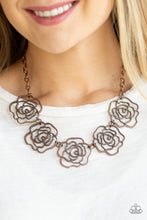 Load image into Gallery viewer, Budding Beauty - Copper Necklace
