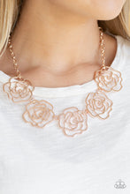Load image into Gallery viewer, Budding Beauty - Rose Gold Necklace