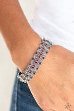 Load image into Gallery viewer, Modern Magnificence - Purple Bracelet