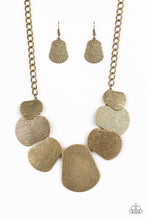 Load image into Gallery viewer, CAVE The Day - Brass Necklace