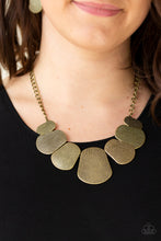 Load image into Gallery viewer, CAVE The Day - Brass Necklace