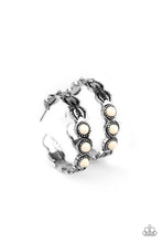 Load image into Gallery viewer, Anasazi Arrow - White Hoop Earrings