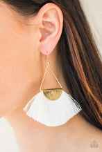 Load image into Gallery viewer, Modern Mayan - White Earrings