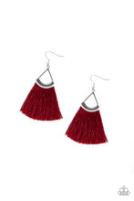 Load image into Gallery viewer, Tassel Tuesdays - Red Earrings