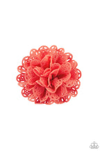 Load image into Gallery viewer, Floral Fashionista - Orange Hair Clip