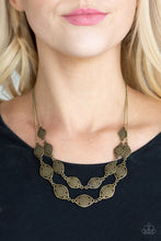 Load image into Gallery viewer, Make Yourself At HOMESTEAD - Brass Necklace