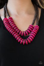 Load image into Gallery viewer, Dominican Disco - Pink Necklace
