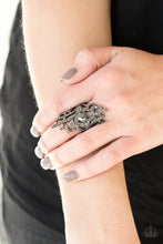 Load image into Gallery viewer, Modern Muse - Black Gunmetal Ring