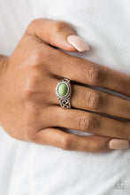 Load image into Gallery viewer, Set In Stone - Green Ring