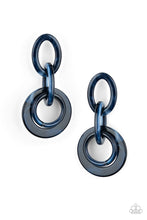Load image into Gallery viewer, Havana HAUTE Spot - Blue Post Earrings