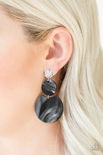 Load image into Gallery viewer, Miami Mariner - Black Post Earrings