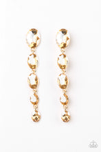 Load image into Gallery viewer, Red Carpet Radiance - Gold Post Earrings