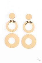 Load image into Gallery viewer, Pop Idol - Gold Post Earrings