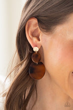 Load image into Gallery viewer, Miami Mariner - Gold Post Earrings