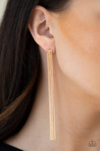 Load image into Gallery viewer, Head To Toe Dazzle - Gold Post Earrings
