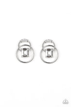 Load image into Gallery viewer, Dangerously Dapper - White Post Earrings