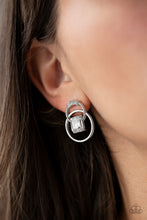 Load image into Gallery viewer, Dangerously Dapper - White Post Earrings