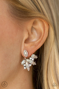 Deco Dynamite - White Earrings