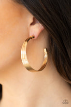 Load image into Gallery viewer, Live Wire - Gold Hoop Earrings