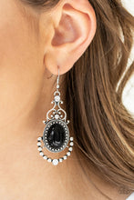 Load image into Gallery viewer, CAMEO and Juliet - Black Earrings