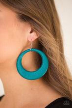 Load image into Gallery viewer, Modern Malibu Barbie - Blue Earrings