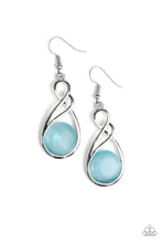 Load image into Gallery viewer, Swept Away - Blue Earrings