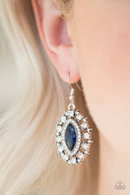 Load image into Gallery viewer, Long May She Reign - Blue Earrings
