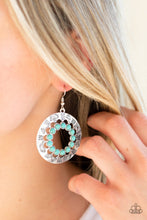 Load image into Gallery viewer, Organically Omega - Blue Earrings