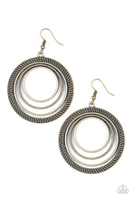 Load image into Gallery viewer, Totally Textured - Brass Earrings