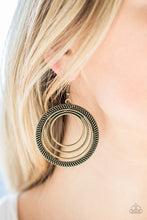 Load image into Gallery viewer, Totally Textured - Brass Earrings