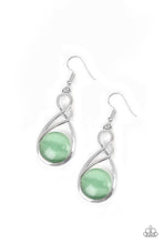 Load image into Gallery viewer, Swept Away - Green Earrings