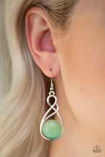 Load image into Gallery viewer, Swept Away - Green Earrings