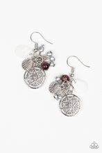 Load image into Gallery viewer, Ocean Oracle - Purple Earrings