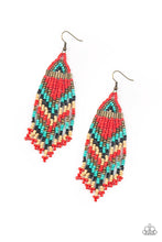 Load image into Gallery viewer, Colors Of The Wind - Red Earrings