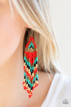 Load image into Gallery viewer, Colors Of The Wind - Red Earrings