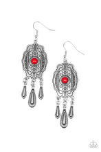 Load image into Gallery viewer, Natural Native - Red Earrings