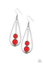 Load image into Gallery viewer, Natural Nova - Red Earrings
