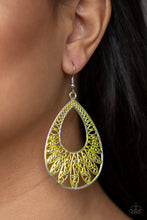 Load image into Gallery viewer, Flamingo Flamenco - Yellow Earrings