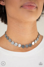 Load image into Gallery viewer, Faster Than SPOTLIGHT - Black Gunmetal Choker Necklace