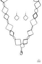 Load image into Gallery viewer, Backed Into A Corner - Black Gunmetal Lanyard
