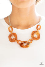 Load image into Gallery viewer, Courageously Chromatic - Brown Necklace