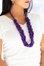 Load image into Gallery viewer, Tahiti Tropic - Purple Necklace