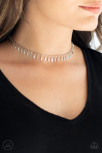 Load image into Gallery viewer, PURR-fect Ten - Silver Choker Necklace