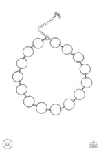 Load image into Gallery viewer, Retro Metro - Black Gunmetal Choker Necklace