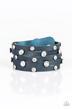 Load image into Gallery viewer, Rhinestone Reputation - Blue Bracelet